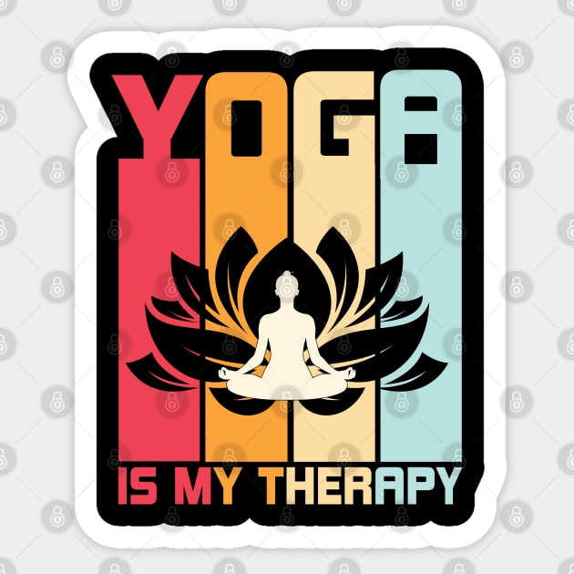 Yoga Serenity: Balance, Mindfulness, and Inner Peace Sticker by Steve